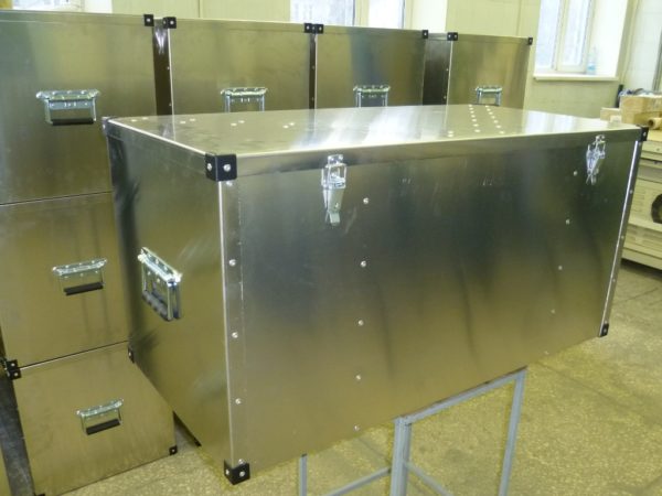 Ящик алюминиевый 900х450х450