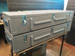 ЯЩИК СТАЛЬ ОЦИНКОВАННАЯ 1350х460х245 штабелируемый врезная фурнитура покраска эмаль ЭП-439с