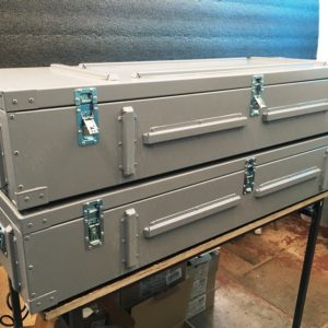 ЯЩИК СТАЛЬ ОЦИНКОВАННАЯ 1350х460х245 штабелируемый врезная фурнитура покраска эмаль ЭП-439с
